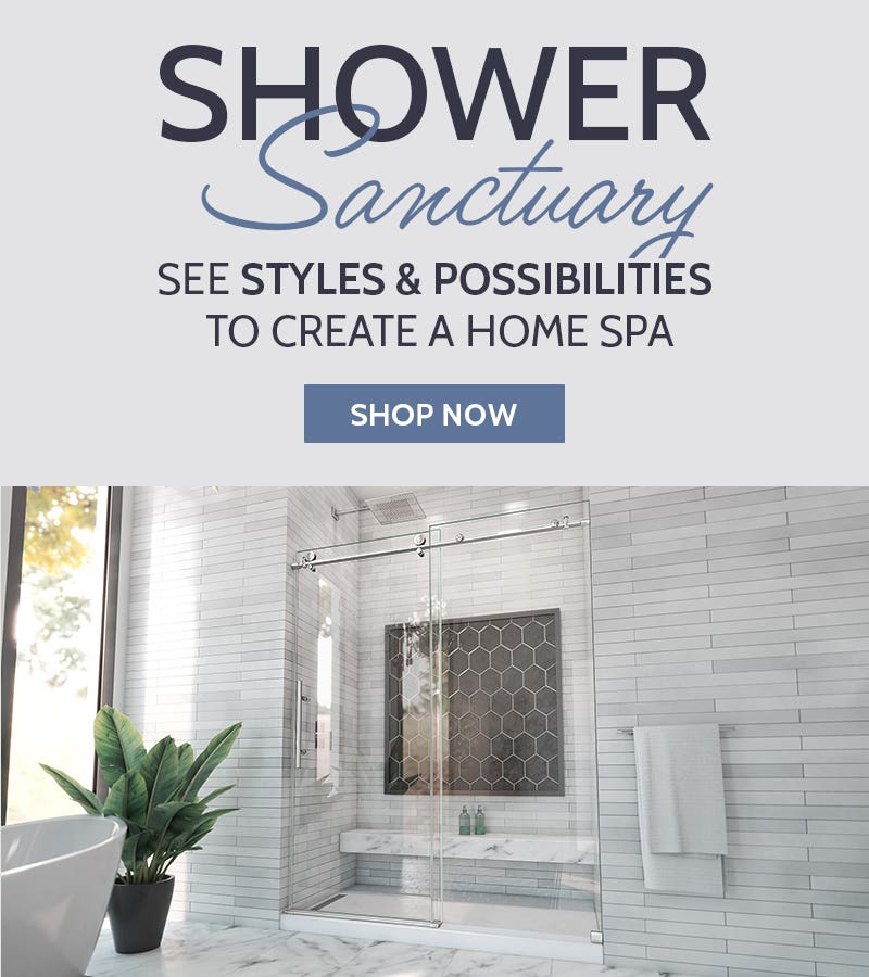 Shower Sanctuary. See styles & possibilities to create a home spa.