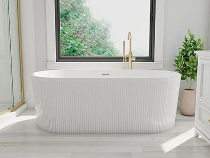 How to effectively clean your freestanding acrylic double ended bathtub 